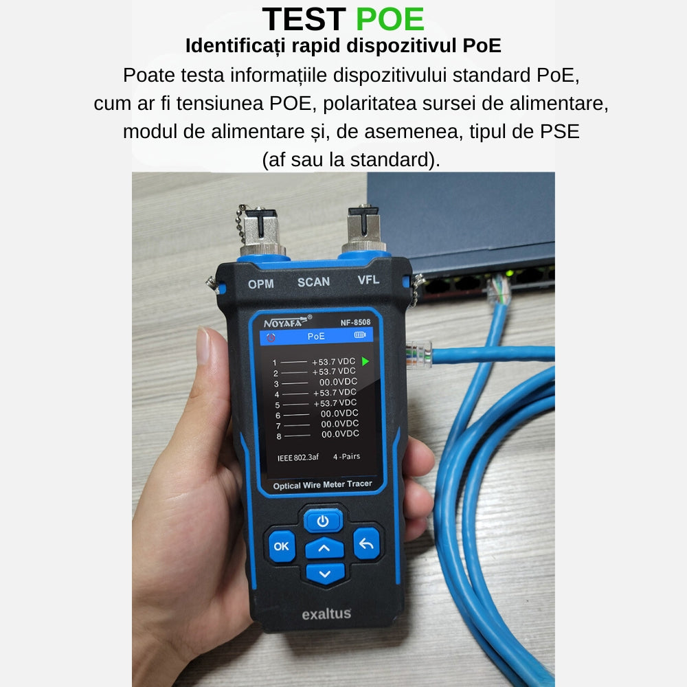 Powermetru - Tester Cabluri Fibra Optica