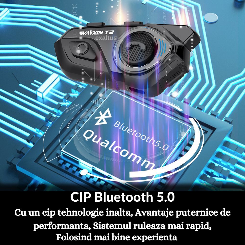Casca Bluetooth Motocicleta