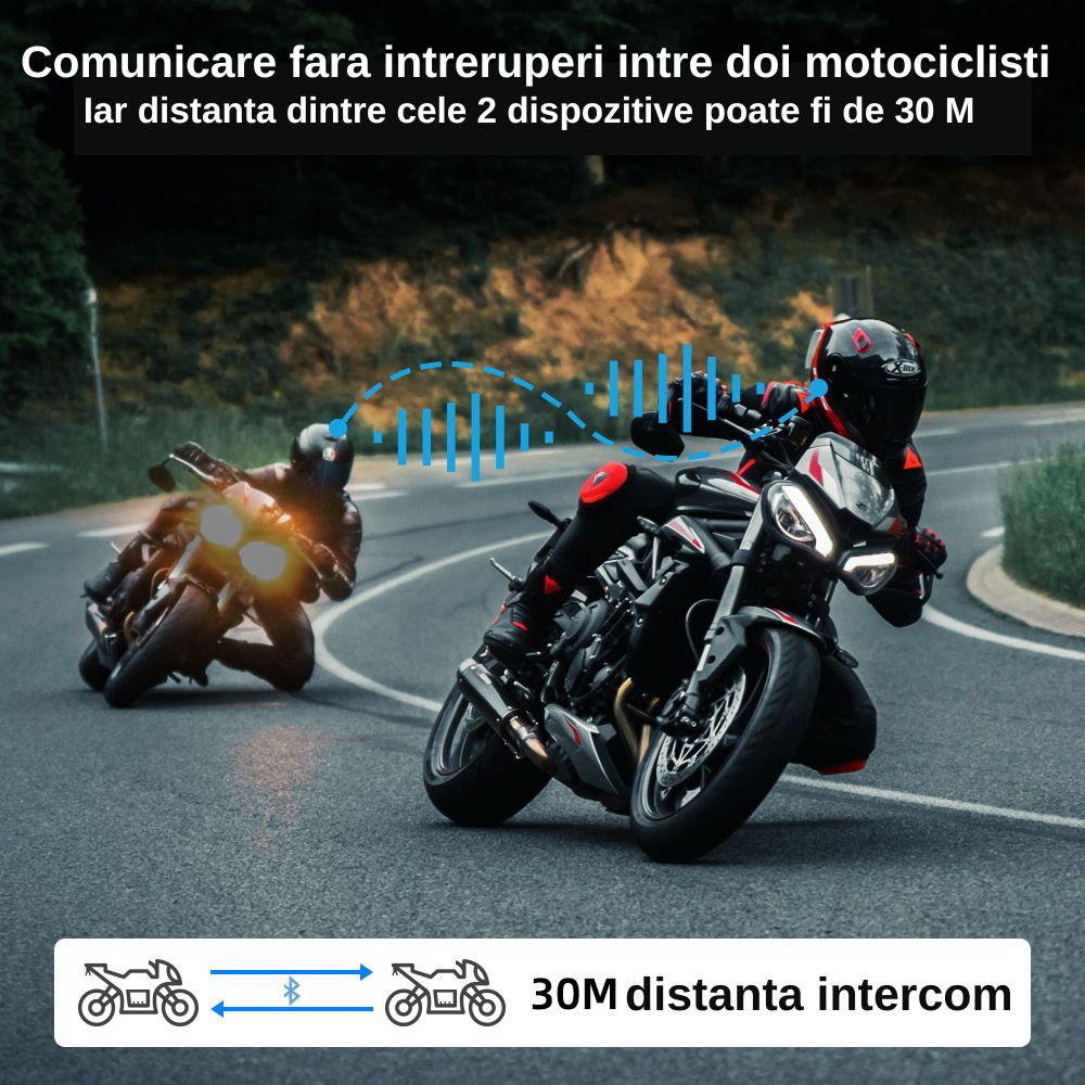 Casca Bluetooth Motocicleta