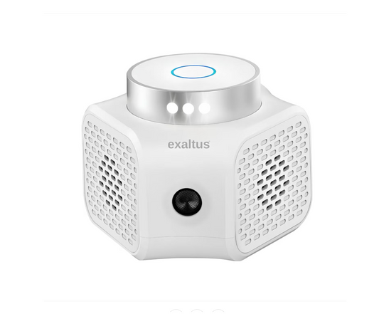 Aparat Antidaunatori Exaltus®, Rozatoare, Soareci, Sobolani, Ultrasunete Duale, Acoperire 360° 120m², Frecventa 22-35/25kHz, Sigur Pentru Oameni Si Animale