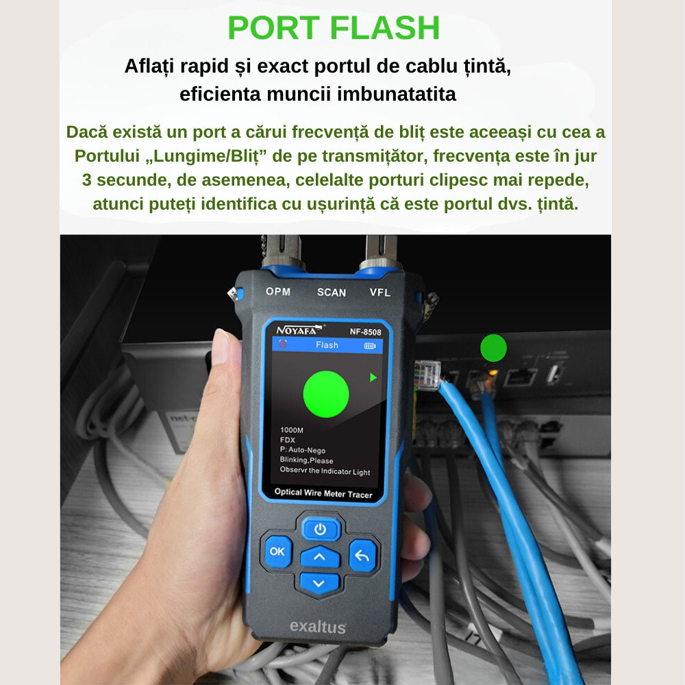 Powermetru - Tester Cabluri Fibra Optica