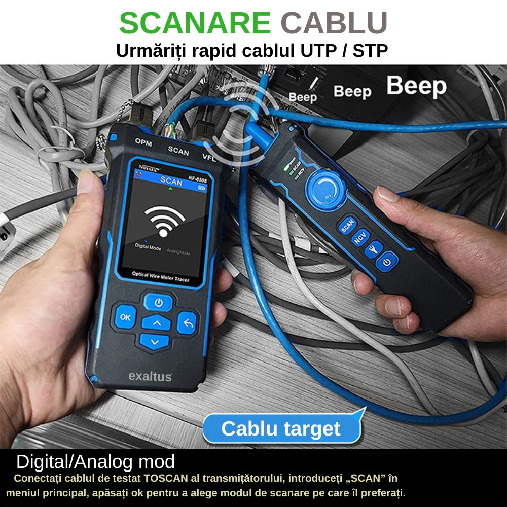 Powermetru - Tester Cabluri Fibra Optica