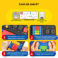 Joc Smart Electronic, Super Slide Puzzle Magnetic, Exaltus®, Peste 500 Moduri, Joc Destinat Dezvoltarii Inteligentei Si Creativitatii, Piese Magnetice Atractive, Culori Vii