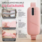 Centura Electrica Incalzire EQZER®, Centura Menstruala Reincarcabila, Centura Masaj Abdominal cu 5 Trepte Incalzire 45–65°C, 4 Moduri Vibratii, Afisaj LED, 1800 mAh, USB 5V, Terapie Crampe Menstruale, Dureri Abdominale si Lombare, Roz
