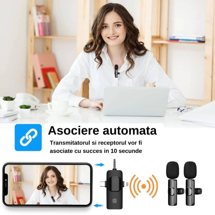 Transmitatorul si receptorul vor fi asociate cu succes in 10 secunde