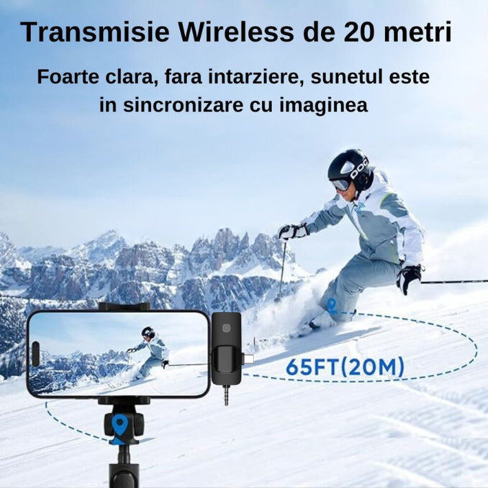 Transmisie wireless 20 metri la munte