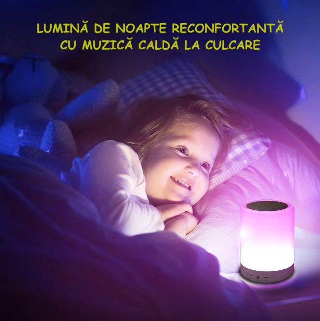 Lampa de veghe Exaltus® activată, iluminare ambientală în 7 culori